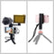 PULUZ Vlogging Live Broadcast Handheld Grip Selfie Rig Stabilizer ABS Tripod Adapter Mount with Cold Shoe Base & Wrist Strap