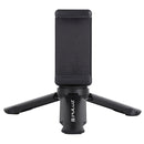 PULUZ Mini Plastic Tripod + Universal Phone Clamp Bracket, For iPhone, Galaxy, Huawei, Xiaomi, Sony, HTC, Google and other Smartphones