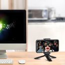 PULUZ Mini Plastic Tripod + Universal Phone Clamp Bracket, For iPhone, Galaxy, Huawei, Xiaomi, Sony, HTC, Google and other Smartphones