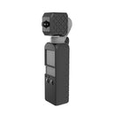 PULUZ 2 in 1 Diamond Texture Silicone Cover Case Set for DJI OSMO Pocket(Black)