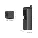 PULUZ 2 in 1 Diamond Texture Silicone Cover Case Set for DJI OSMO Pocket(Black)
