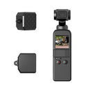 PULUZ 2 in 1 Diamond Texture Silicone Cover Case Set for DJI OSMO Pocket(Black)