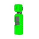 PULUZ 2 in 1 Diamond Texture Silicone Cover Case Set for DJI OSMO Pocket(Green)