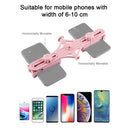 PULUZ Live Broadcast Dual Phone Brackets Horizontal Holder for iPhone, Galaxy, Huawei, Xiaomi, Sony and Other Smart Phones(Pink)