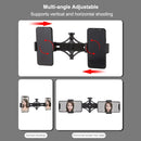 PULUZ Live Broadcast Dual Phone Brackets Horizontal Holder for iPhone, Galaxy, Huawei, Xiaomi, Sony and Other Smart Phones