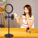 PULUZ Live Broadcast Dual Phone Brackets Horizontal Holder for iPhone, Galaxy, Huawei, Xiaomi, Sony and Other Smart Phones