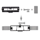 PULUZ Live Broadcast Multi-camera Stand Clip Bracket Holder with 3 x 1/4 inch Threads Screw(Black)