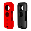 PULUZ Silicone Protective Case with Lens Cover for Insta360 ONE X(Black)