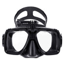 PULUZ Water Sports Diving Equipment Diving Mask Swimming Glasses for GoPro HERO10 Black / HERO9 Black / HERO8 Black / HERO7 /6 /5 /5 Session /4 Session /4 /3+ /3 /2 /1, Insta360 ONE R, DJI Osmo Action and Other Action Cameras(Black)