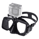 PULUZ Water Sports Diving Equipment Diving Mask Swimming Glasses for GoPro HERO10 Black / HERO9 Black / HERO8 Black / HERO7 /6 /5 /5 Session /4 Session /4 /3+ /3 /2 /1, Insta360 ONE R, DJI Osmo Action and Other Action Cameras(Black)