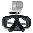 PULUZ Water Sports Diving Equipment Diving Mask Swimming Glasses for GoPro HERO10 Black / HERO9 Black / HERO8 Black / HERO7 /6 /5 /5 Session /4 Session /4 /3+ /3 /2 /1, Insta360 ONE R, DJI Osmo Action and Other Action Cameras(Black)