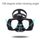 PULUZ Water Sports Diving Equipment Diving Mask Swimming Glasses for GoPro HERO10 Black / HERO9 Black / HERO8 Black / HERO7 /6 /5 /5 Session /4 Session /4 /3+ /3 /2 /1, Insta360 ONE R, DJI Osmo Action and Other Action Cameras(Black)
