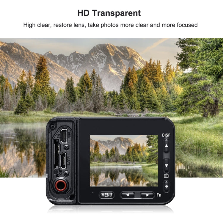 PULUZ Front Lens and Back LCD Display Flexible Anti-fingerprint AF HD Film for Sony RX0 II / RX0