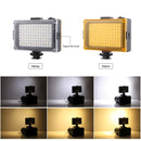 PULUZ Pocket 104 LED 1800LM Professional Vlogging Photography Video & Photo Studio Light with White and Orange Magnet Filters Light Panel for Canon, Nikon, DSLR Cameras
