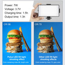 PULUZ 104 LED 3200K / 5600K Dimmable Video Light on-Camera Photography Lighting Fill Light for Canon, Nikon, DSLR Cameras