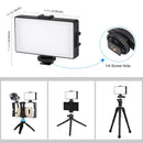 PULUZ 104 LED 3200K / 5600K Dimmable Video Light on-Camera Photography Lighting Fill Light for Canon, Nikon, DSLR Cameras