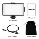 PULUZ 104 LED 3200K / 5600K Dimmable Video Light on-Camera Photography Lighting Fill Light for Canon, Nikon, DSLR Cameras