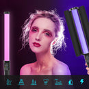 PULUZ 122 LEDs Photo Handheld Stick Light Full Color RGB Fill Light with Barndoor