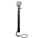 PULUZ Waterproof Aluminum Alloy Extendable Handheld Selfie Stick Monopod with Quick Release Base & Long Screw & Lanyard forGoPro HERO10 Black / HERO9 Black / HERO8 Black / HERO7 /6 /5 /5 Session /4 Se ... o Action and Other Action Cameras, Length: 38-97cm