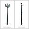 PULUZ Waterproof Aluminum Alloy Extendable Handheld Selfie Stick Monopod with Quick Release Base & Long Screw & Lanyard forGoPro HERO10 Black / HERO9 Black / HERO8 Black / HERO7 /6 /5 /5 Session /4 Se ... o Action and Other Action Cameras, Length: 38-97cm