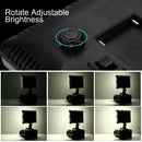 PULUZ 176 LEDs 1290LM 5600K / 3200K Dimmable Studio Light Video & Photo Light with 2 Filter Plates for Canon, Nikon, DSLR Camera
