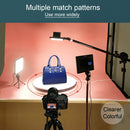 PULUZ 176 LEDs 1290LM 5600K / 3200K Dimmable Studio Light Video & Photo Light with 2 Filter Plates for Canon, Nikon, DSLR Camera