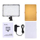 PULUZ 176 LEDs 1290LM 5600K / 3200K Dimmable Studio Light Video & Photo Light with 2 Filter Plates for Canon, Nikon, DSLR Camera