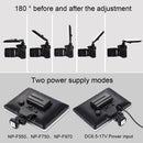 PULUZ 176 LEDs 1290LM 5600K / 3200K Dimmable Studio Light Video & Photo Light with 2 Filter Plates for Canon, Nikon, DSLR Camera