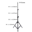 PULUZ 1.1m Height Tripod Mount Holder for Vlogging Video Light Live Broadcast Kits