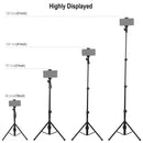 PULUZ Bluetooth Shutter Remote Selfie Stick Tripod Mount Holder for Vlogging Live Broadcast
