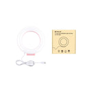 PULUZ 4.7 inch 12cm USB White Light LED Ring Vlogging Photography Video Lights(Pink)