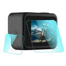 PULUZ for GoPro HERO8 Black Lens + LCD Display 9H 2.5D Tempered Glass Film