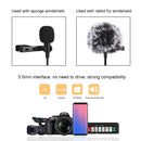 PULUZ 3.5mm Jack Lavalier Omnidirectional Condenser Recording Video Microphone, Length: 6m