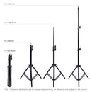 PULUZ 1.6m Height Tripod Mount Holder for Vlogging Video Light Live Broadcast Kits