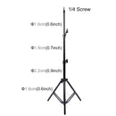 PULUZ 1.6m Height Tripod Mount Holder for Vlogging Video Light Live Broadcast Kits