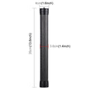 PULUZ Carbon Fiber Extension Monopod Pole Rod Extendable Stick for DJI / MOZA / Feiyu V2 / Zhiyun G5 / SPG Gimbal, Length: 35cm(Black)