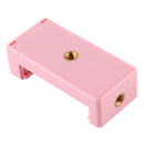 PULUZ Selfie Sticks Tripod Mount Phone Clamp with 1/4 inch Screw Holes & Cold Shoe Base(Pink)