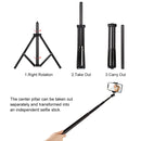 PULUZ 1.65m Height Tripod Mount Holder for Vlogging Video Light Live Broadcast Kits(Black)