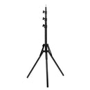 PULUZ Reverse Foldable 4 Sections 1.8m Height Tripod Mount Holder for Vlogging Video Light Live Broadcast Kits(Black)