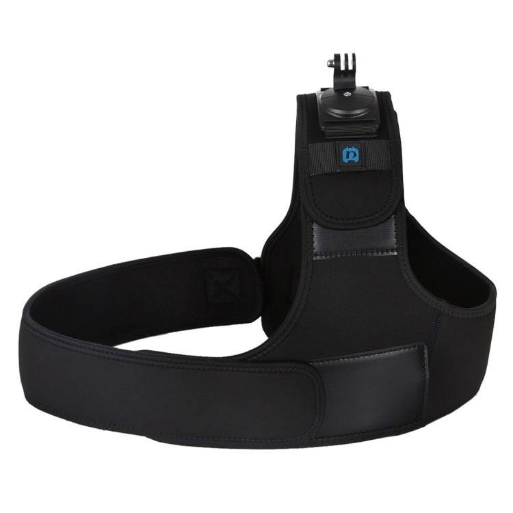 PULUZ Neoprene Dual & Single Shoulder Strap Adjustable Chest Belt Mount for GoPro HERO10 Black / HERO9 Black / HERO8 Black / HERO7 /6 /5 /5 Session /4 Session /4 /3+ /3 /2 /1, Insta360 ONE R, DJI Osmo Action and Other Action Cameras
