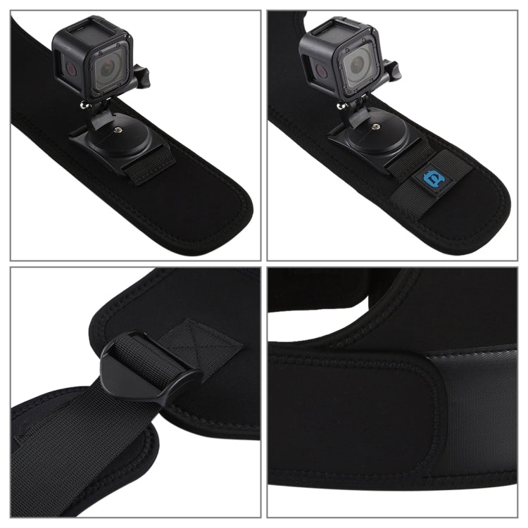 PULUZ Neoprene Dual & Single Shoulder Strap Adjustable Chest Belt Mount for GoPro HERO10 Black / HERO9 Black / HERO8 Black / HERO7 /6 /5 /5 Session /4 Session /4 /3+ /3 /2 /1, Insta360 ONE R, DJI Osmo Action and Other Action Cameras