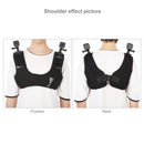 PULUZ Neoprene Dual & Single Shoulder Strap Adjustable Chest Belt Mount for GoPro HERO10 Black / HERO9 Black / HERO8 Black / HERO7 /6 /5 /5 Session /4 Session /4 /3+ /3 /2 /1, Insta360 ONE R, DJI Osmo Action and Other Action Cameras
