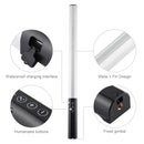 PULUZ RGB Colorful Photo LED Stick Adjustable Color Temperature Handheld LED Fill Light with Remote Control(Black)
