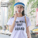 Anti-Saliva Splash Anti-Spitting Anti-Fog Anti-Oil Protective Face Shields Mask with Elastic Band