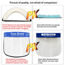 Anti-Saliva Splash Anti-Spitting Anti-Fog Anti-Oil Protective Face Shields Mask with Elastic Band