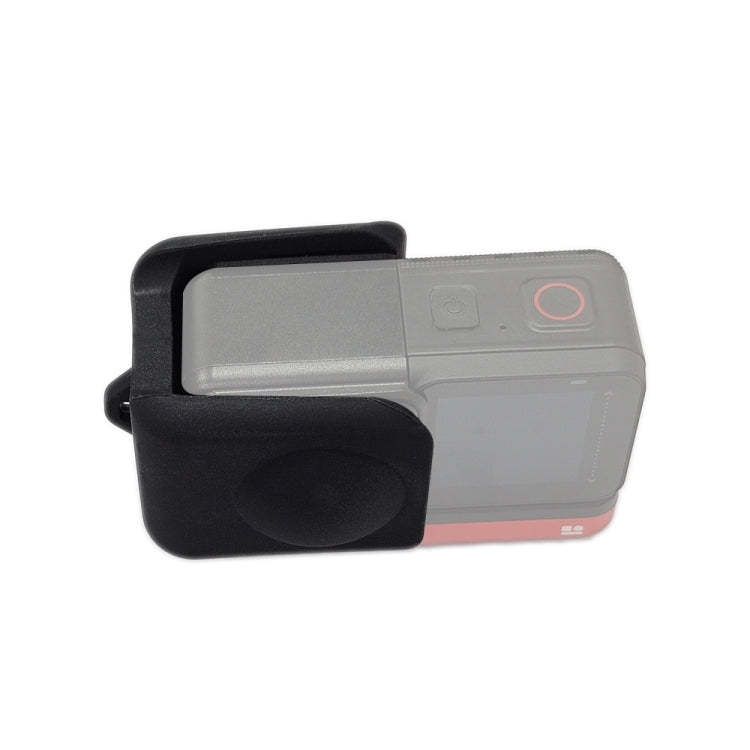 PULUZ Silicone Protective Lens Cover for Insta 360 One R Panoramic Camera(Black)