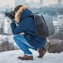 PULUZ Outdoor Portable Waterproof Scratch-proof Dual Shoulders Backpack Handheld PTZ Stabilizer Camera Bag with Rain Cover for Digital Camera, DJI Ronin-SC / Ronin-S(Grey)
