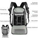 PULUZ Outdoor Portable Waterproof Scratch-proof Dual Shoulders Backpack Handheld PTZ Stabilizer Camera Bag with Rain Cover for Digital Camera, DJI Ronin-SC / Ronin-S (Black)