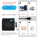 PULUZ 25cm Folding Portable High 97 CRI Ring Light Photo Lighting Studio Shooting Tent Box with 12 Colors Backdrops, Size: 25cm x 25cm x 25cm(Black)