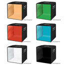 PULUZ 30cm Folding High 97 CRI Ring Light Photo Lighting Studio Shooting Tent Box Kit with 6 Colors Backdrops (Black, White, Orange, Red, Green, Blue), Unfold Size: 30cm x 30cm x 30cm(Black)